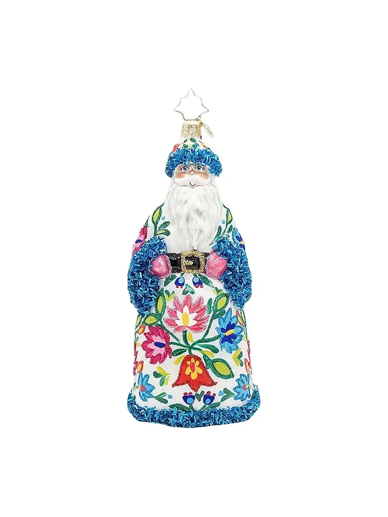 Christopher Radko European Santa Folklore Noel Ornament | Image 1 Christopher Radko European Santa Folklore Noel Ornament | Image 1