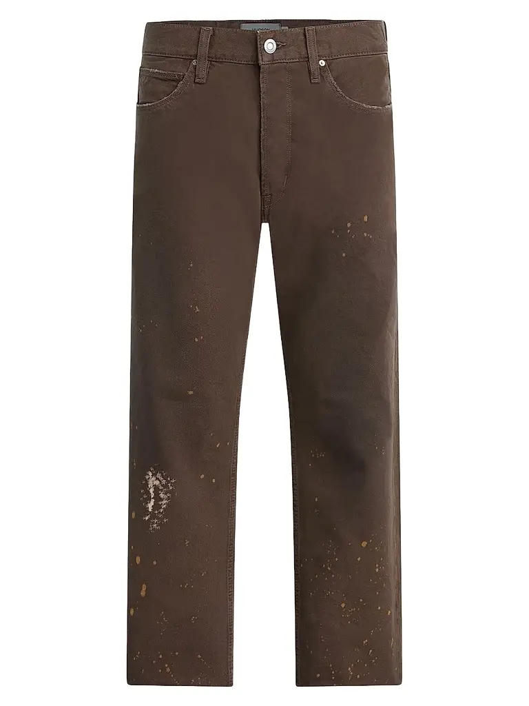 Hudson Jeans Men's Rylan Paint-Splatter Straight-Leg Jeans