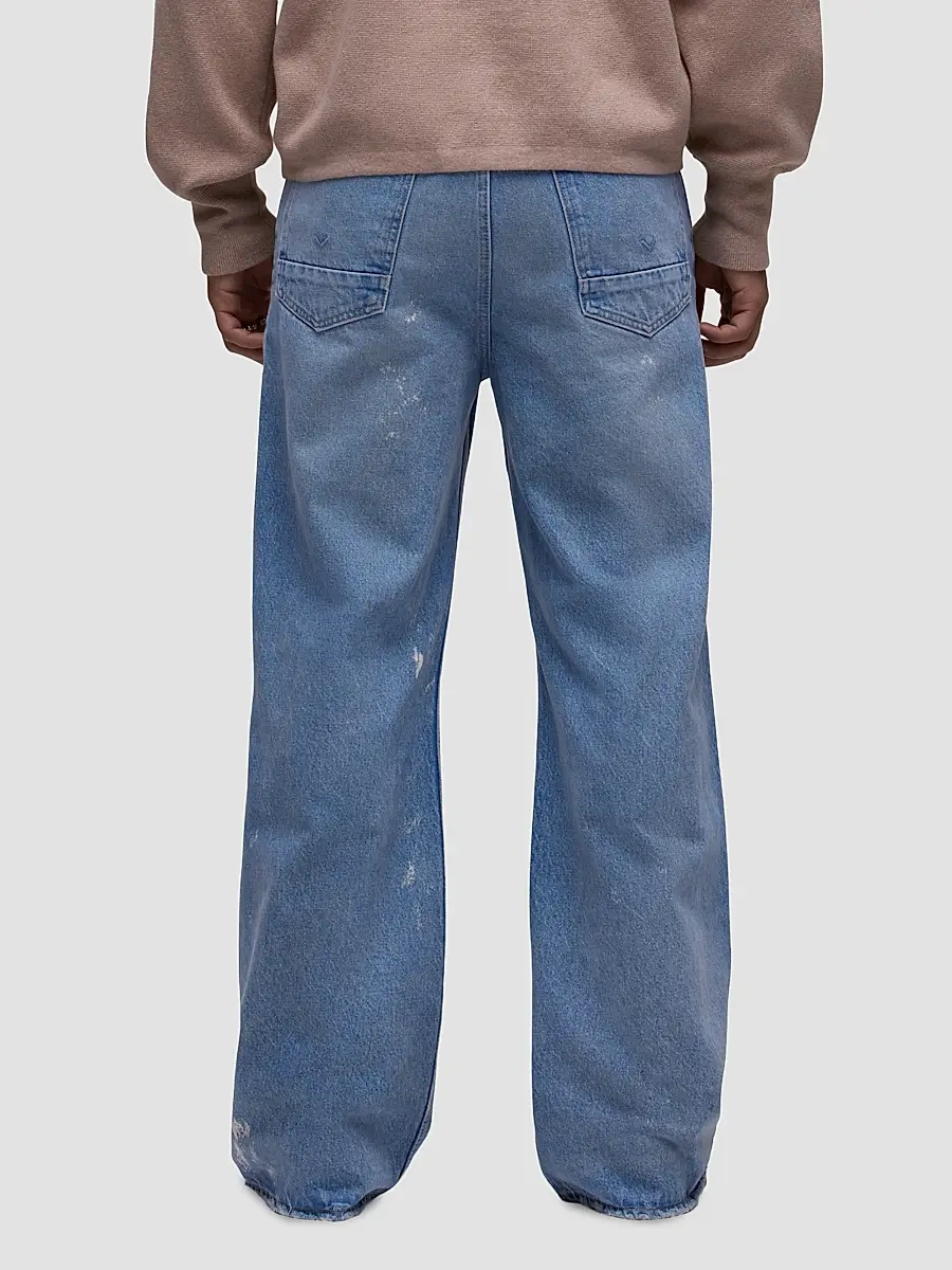 Hudson Jeans Men's Luca Paint-Splatter Wide-Leg Jeans | Thumbnail 3 Hudson Jeans Men's Luca Paint-Splatter Wide-Leg Jeans | Thumbnail 3