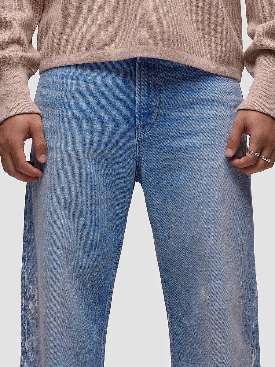 Hudson Jeans Men's Luca Paint-Splatter Wide-Leg Jeans | Thumbnail 5 Hudson Jeans Men's Luca Paint-Splatter Wide-Leg Jeans | Thumbnail 5