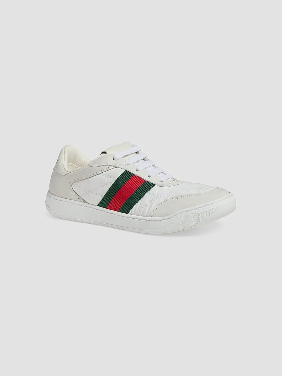 Gucci Women's Screener Side-Striped Low-Top Sneakers | Thumbnail 2 Gucci Women's Screener Side-Striped Low-Top Sneakers | Thumbnail 2