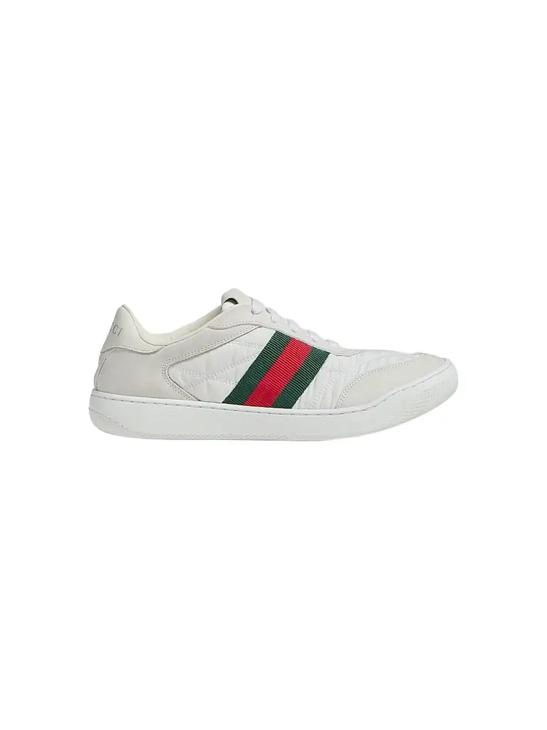 Gucci Women's Screener Side-Striped Low-Top Sneakers - White | Image 1 Gucci Women's Screener Side-Striped Low-Top Sneakers - White | Image 1