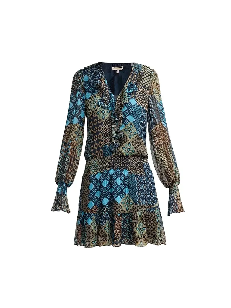 Ramy Brook Women's Astrid Printed Blouson Mini Dress