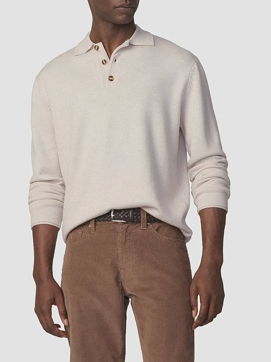 Joe's Jeans Men's Merino Wool Polo Sweater | Thumbnail 4 Joe's Jeans Men's Merino Wool Polo Sweater | Thumbnail 4