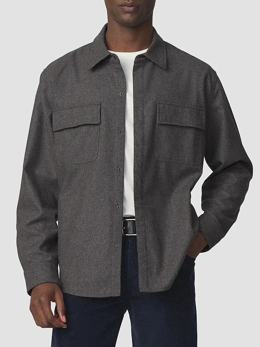 Joe's Jeans Men's Pocket Flannel Overshirt | Thumbnail 4 Joe's Jeans Men's Pocket Flannel Overshirt | Thumbnail 4