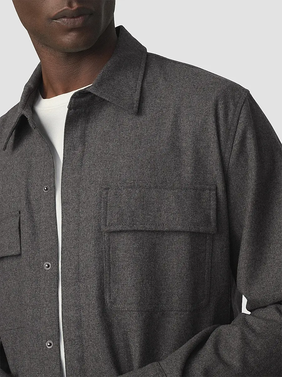 Joe's Jeans Men's Pocket Flannel Overshirt | Thumbnail 5 Joe's Jeans Men's Pocket Flannel Overshirt | Thumbnail 5