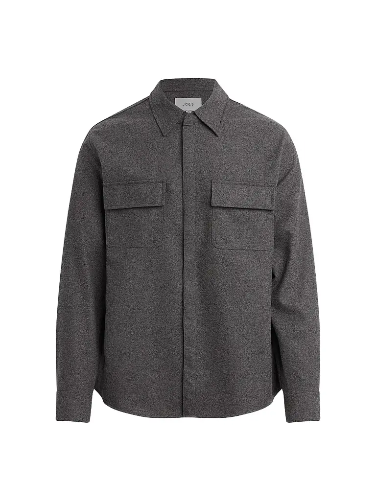 Joe's Jeans Men's Pocket Flannel Overshirt - Grey - Size XXL | Image 1 Joe's Jeans Men's Pocket Flannel Overshirt - Grey - Size XXL | Image 1