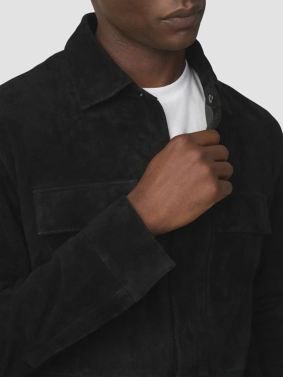 Joe's Jeans Men's Suede Shirt Jacket | Thumbnail 5 Joe's Jeans Men's Suede Shirt Jacket | Thumbnail 5