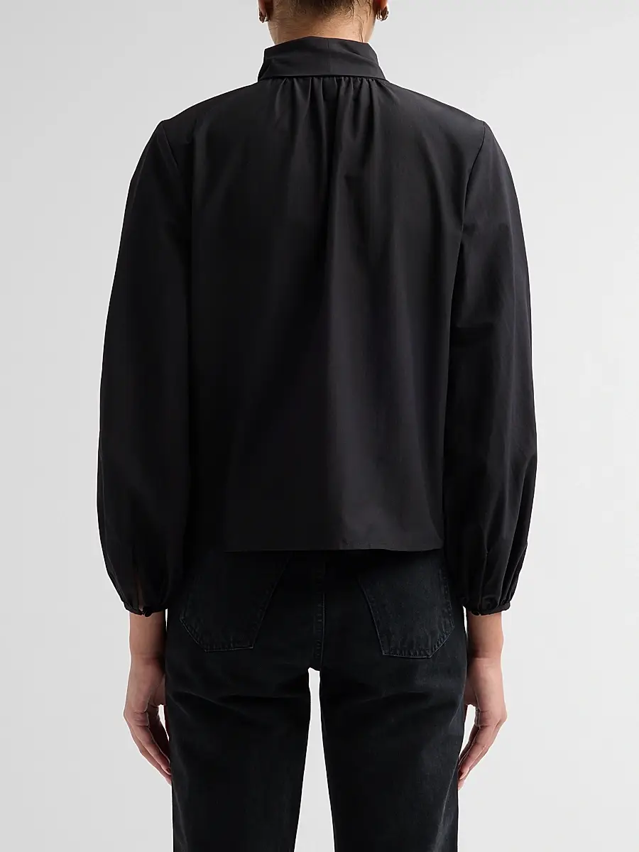 L'Agence Women's Deon Poplin Tieneck Shirt | Thumbnail 3 L'Agence Women's Deon Poplin Tieneck Shirt | Thumbnail 3