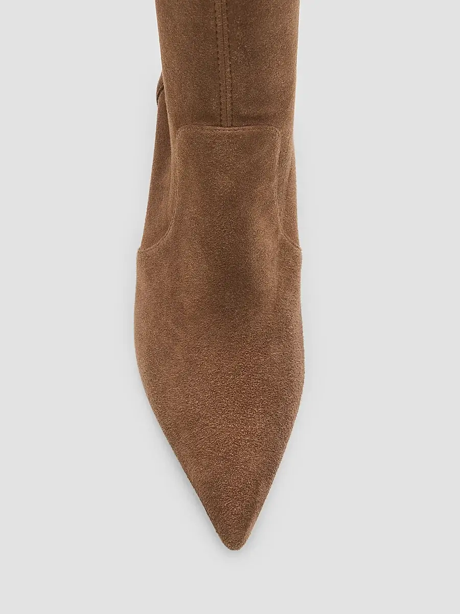 Stuart Weitzman Women's Stuart Power 75 75MM Suede Boots | Thumbnail 6 Stuart Weitzman Women's Stuart Power 75 75MM Suede Boots | Thumbnail 6