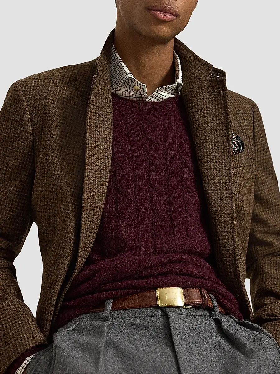 Polo Ralph Lauren Men's Cable-Knit Cashmere Sweater | Thumbnail 6 Polo Ralph Lauren Men's Cable-Knit Cashmere Sweater | Thumbnail 6