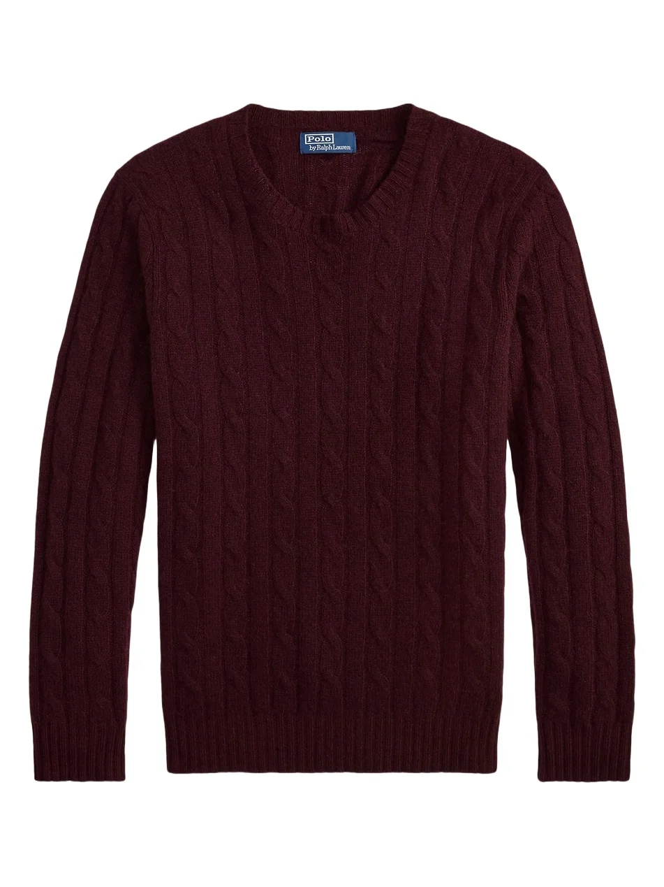 Men's Cable-Knit Cashmere Sweater