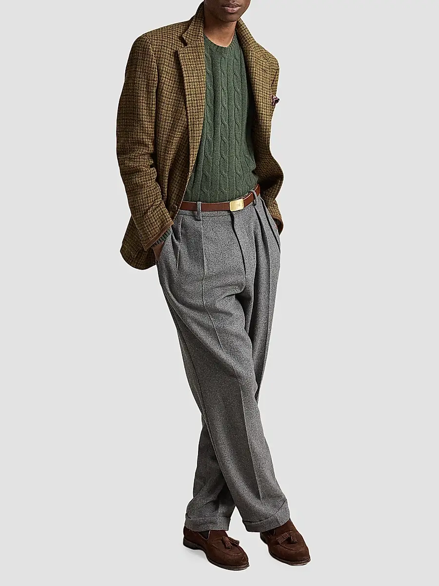 Polo Ralph Lauren Men's Cable-Knit Cashmere Sweater | Thumbnail 2 Polo Ralph Lauren Men's Cable-Knit Cashmere Sweater | Thumbnail 2