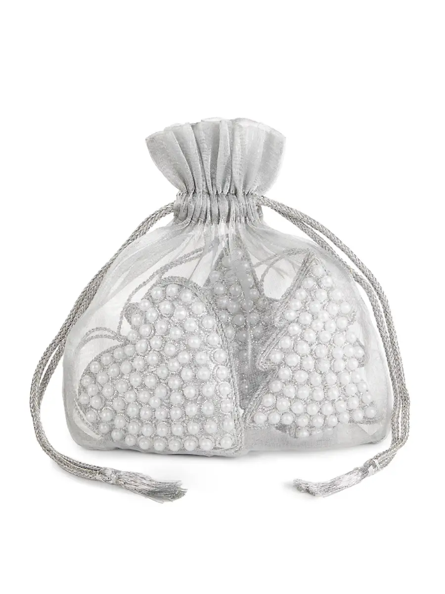 Sudha Pennathur Holiday Metallic & Imitation Pearl Heart, Tree, & Star 3-Piece Ornament Set | Thumbnail 3 Sudha Pennathur Holiday Metallic & Imitation Pearl Heart, Tree, & Star 3-Piece Ornament Set | Thumbnail 3