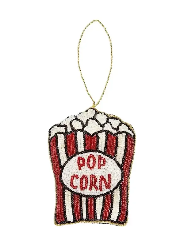 Sudha Pennathur Pop Corn Box Beaded Ornament