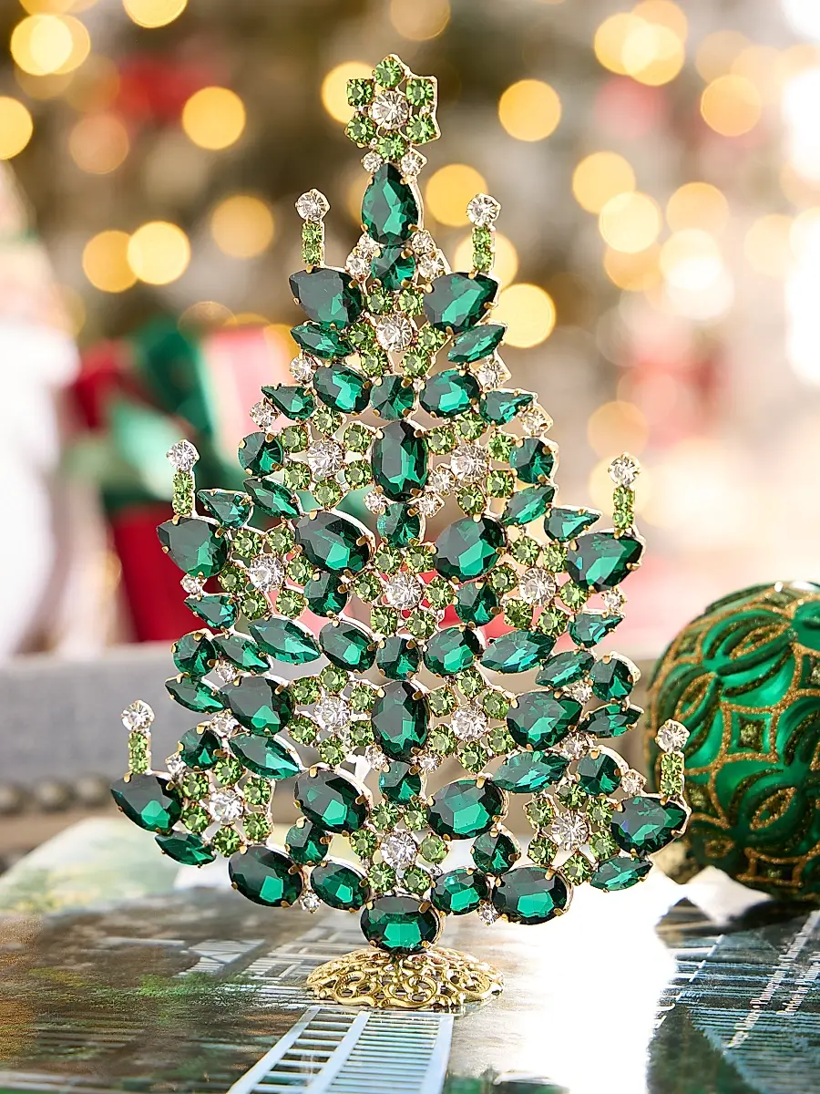 Exclusively Ours Wonderous Crystal Christmas Tree Decoration | Image 1 Exclusively Ours Wonderous Crystal Christmas Tree Decoration | Image 1
