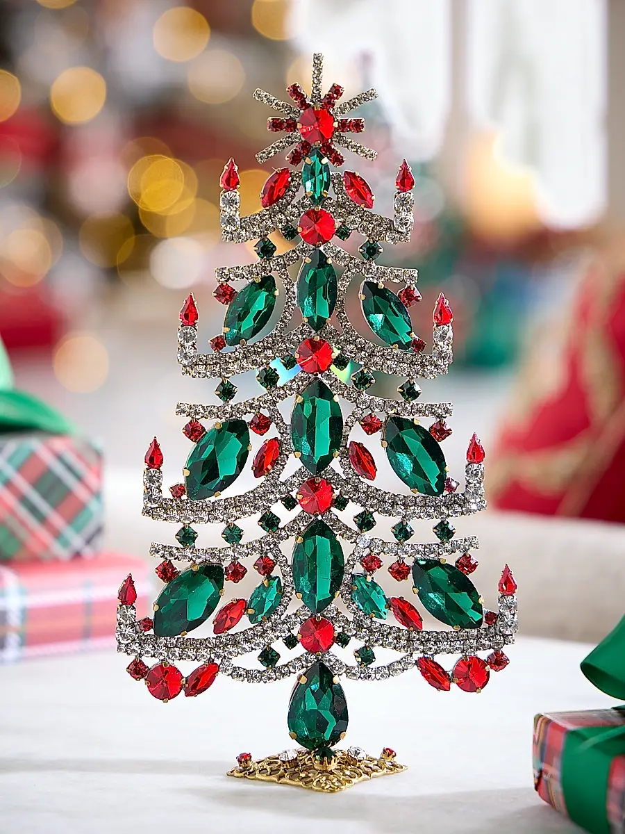 Exclusively Ours Bethlehem Crystal Christmas Tree Decoration