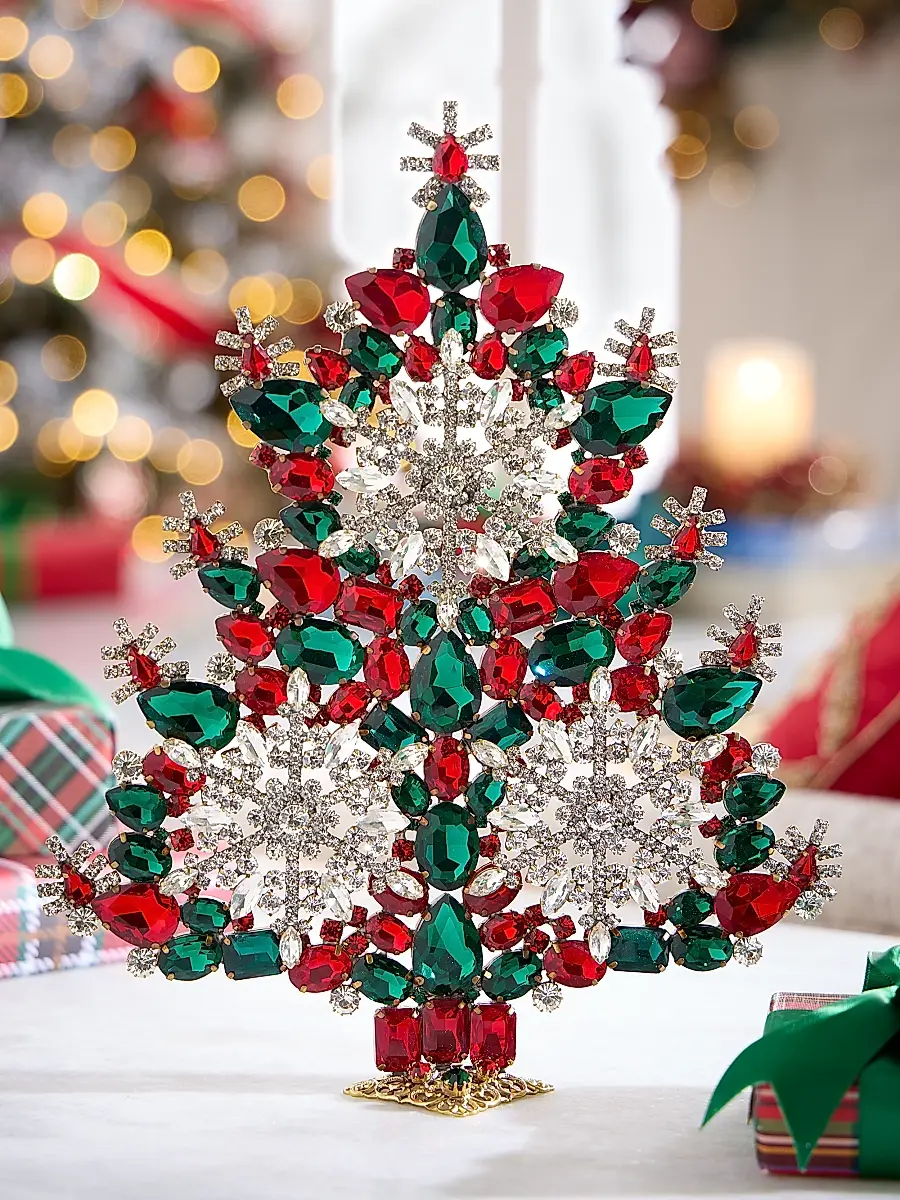 Exclusively Ours Winter Wonderland Crystal Christmas Tree Decoration | Image 1 Exclusively Ours Winter Wonderland Crystal Christmas Tree Decoration | Image 1