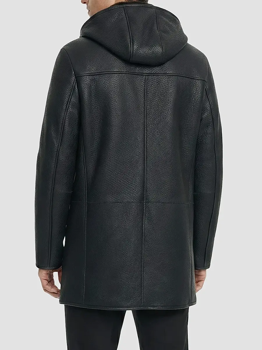 Gorski Men's Embossed Select Shearling Lamb Stroller Coat | Thumbnail 5 Gorski Men's Embossed Select Shearling Lamb Stroller Coat | Thumbnail 5