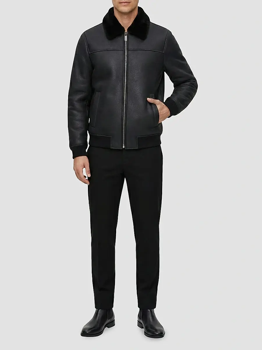 Gorski Men's Merino Shearling Jacket | Thumbnail 2 Gorski Men's Merino Shearling Jacket | Thumbnail 2
