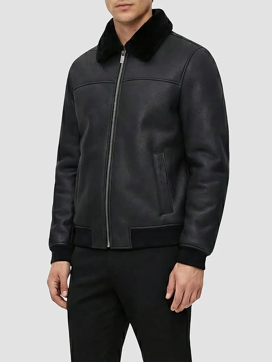 Gorski Men's Merino Shearling Jacket | Thumbnail 4 Gorski Men's Merino Shearling Jacket | Thumbnail 4