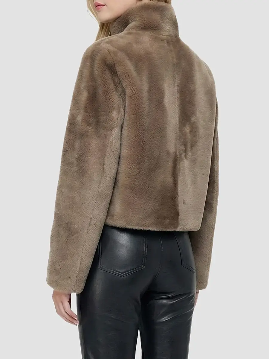 Gorski Women's Merino Shearling Lamb Coat | Thumbnail 4 Gorski Women's Merino Shearling Lamb Coat | Thumbnail 4