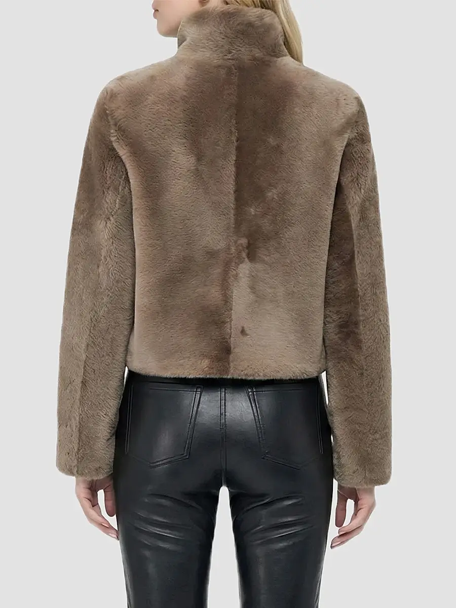 Gorski Women's Merino Shearling Lamb Coat | Thumbnail 5 Gorski Women's Merino Shearling Lamb Coat | Thumbnail 5