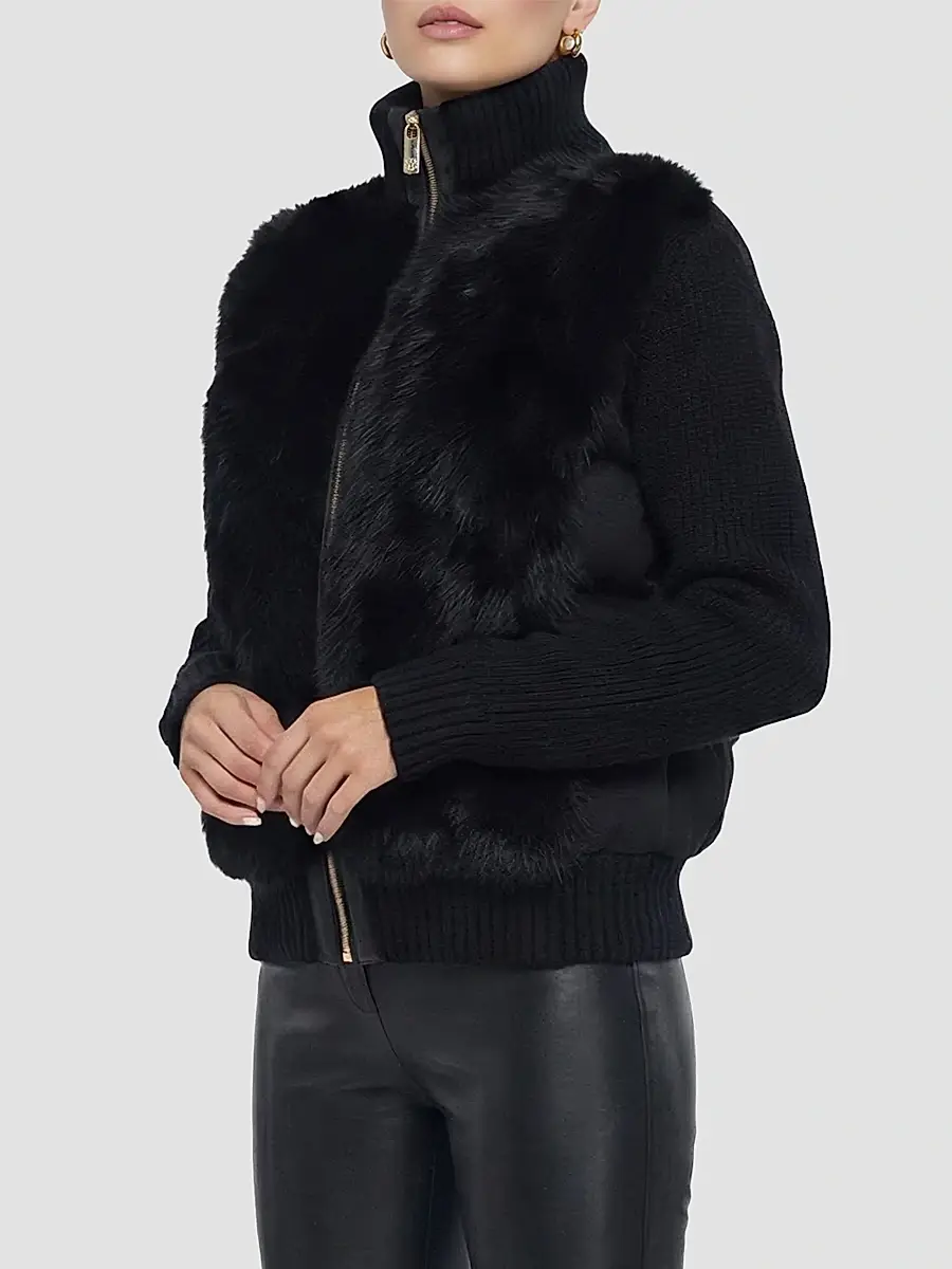 Gorski Women's Wool Blend Quilted Down Coat | Thumbnail 4