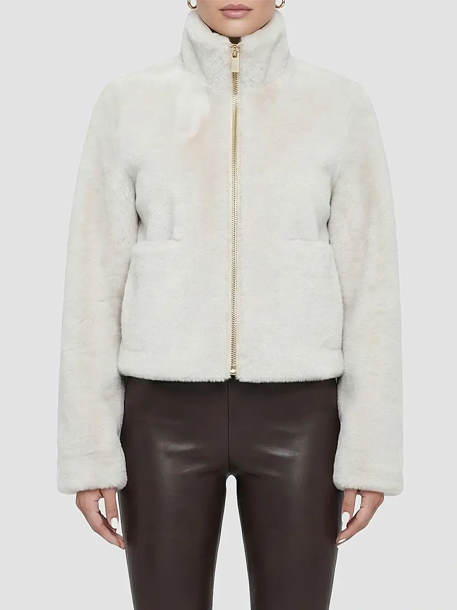 Gorski Women's Merino Shearling Lamb Coat | Thumbnail 3 Gorski Women's Merino Shearling Lamb Coat | Thumbnail 3