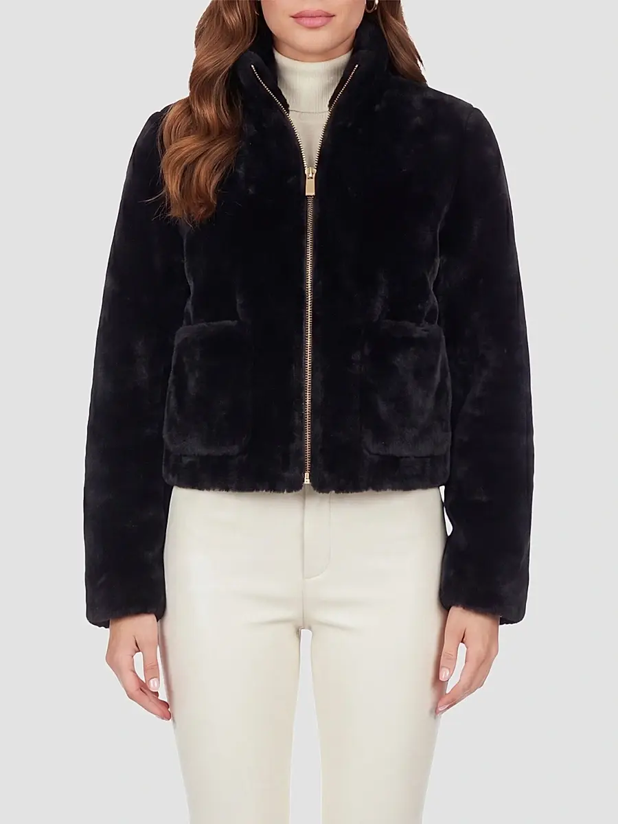 Gorski Women's Merino Shearling Lamb Coat | Thumbnail 3 Gorski Women's Merino Shearling Lamb Coat | Thumbnail 3