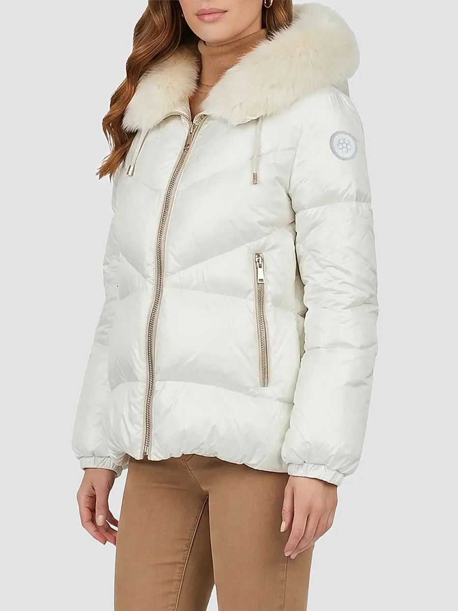 Gorski Women's Apres-Ski Parka with Detachable Merinillo Shearling Lamb Hood Trim | Thumbnail 4 Gorski Women's Apres-Ski Parka with Detachable Merinillo Shearling Lamb Hood Trim | Thumbnail 4