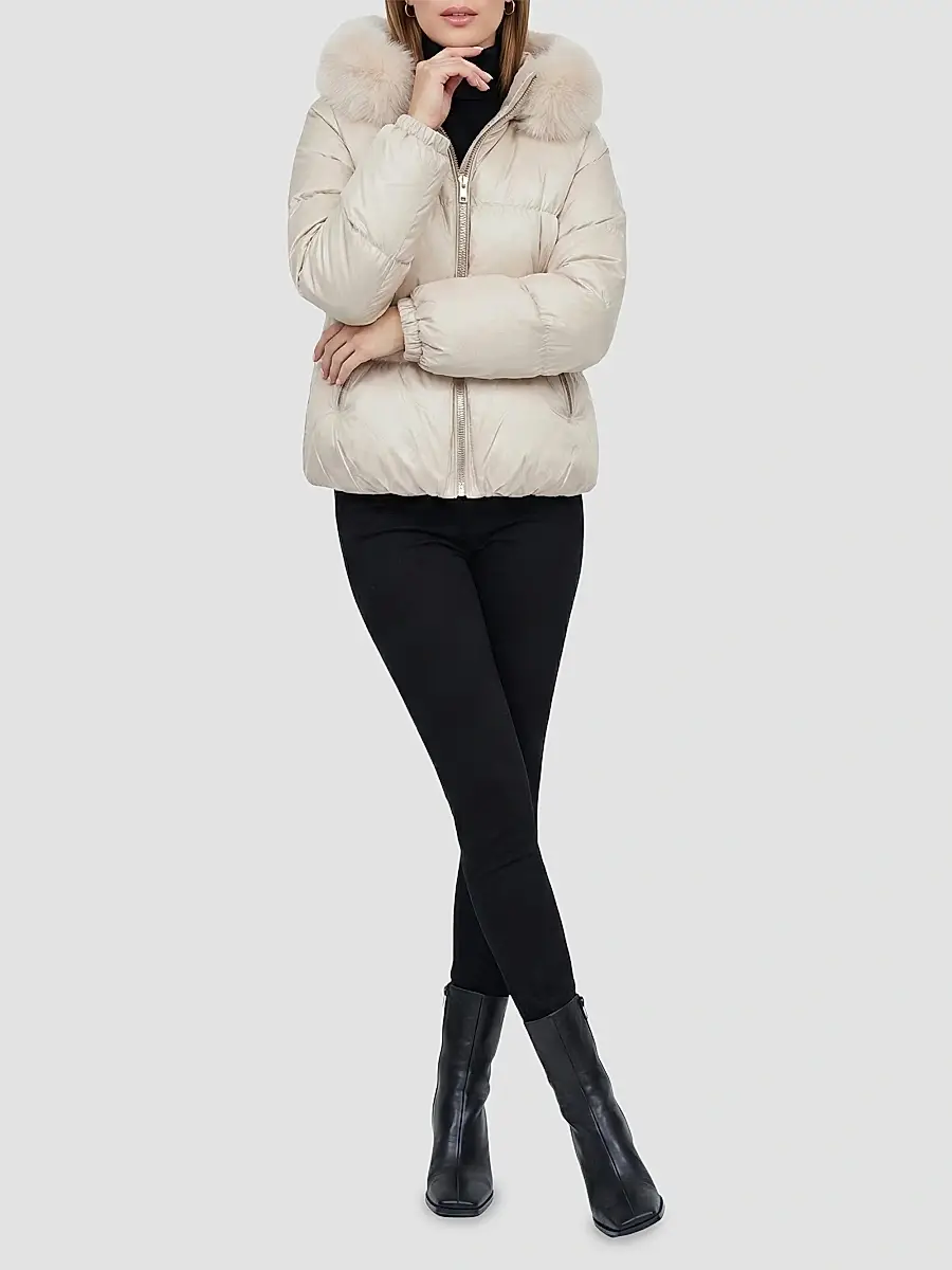 Gorski Women's Apres-Ski Parka with Detachable Merinillo Lamb Hood Trim | Thumbnail 2 Gorski Women's Apres-Ski Parka with Detachable Merinillo Lamb Hood Trim | Thumbnail 2
