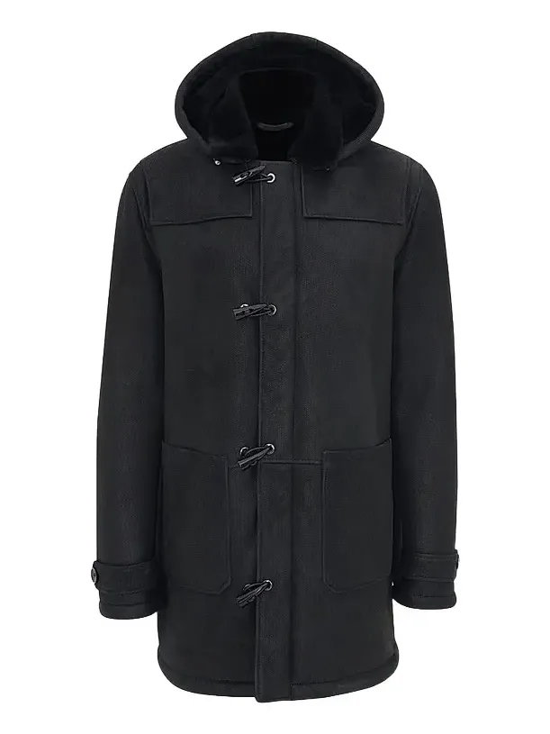 Gorski Men's Embossed Merino Shearling Lamb Jacket