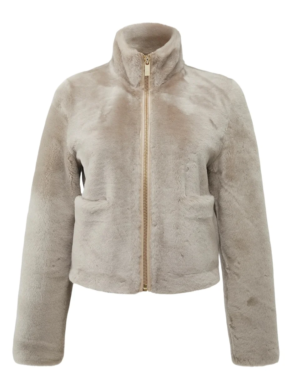 Gorski Women's Merino Shearling Lamb Coat