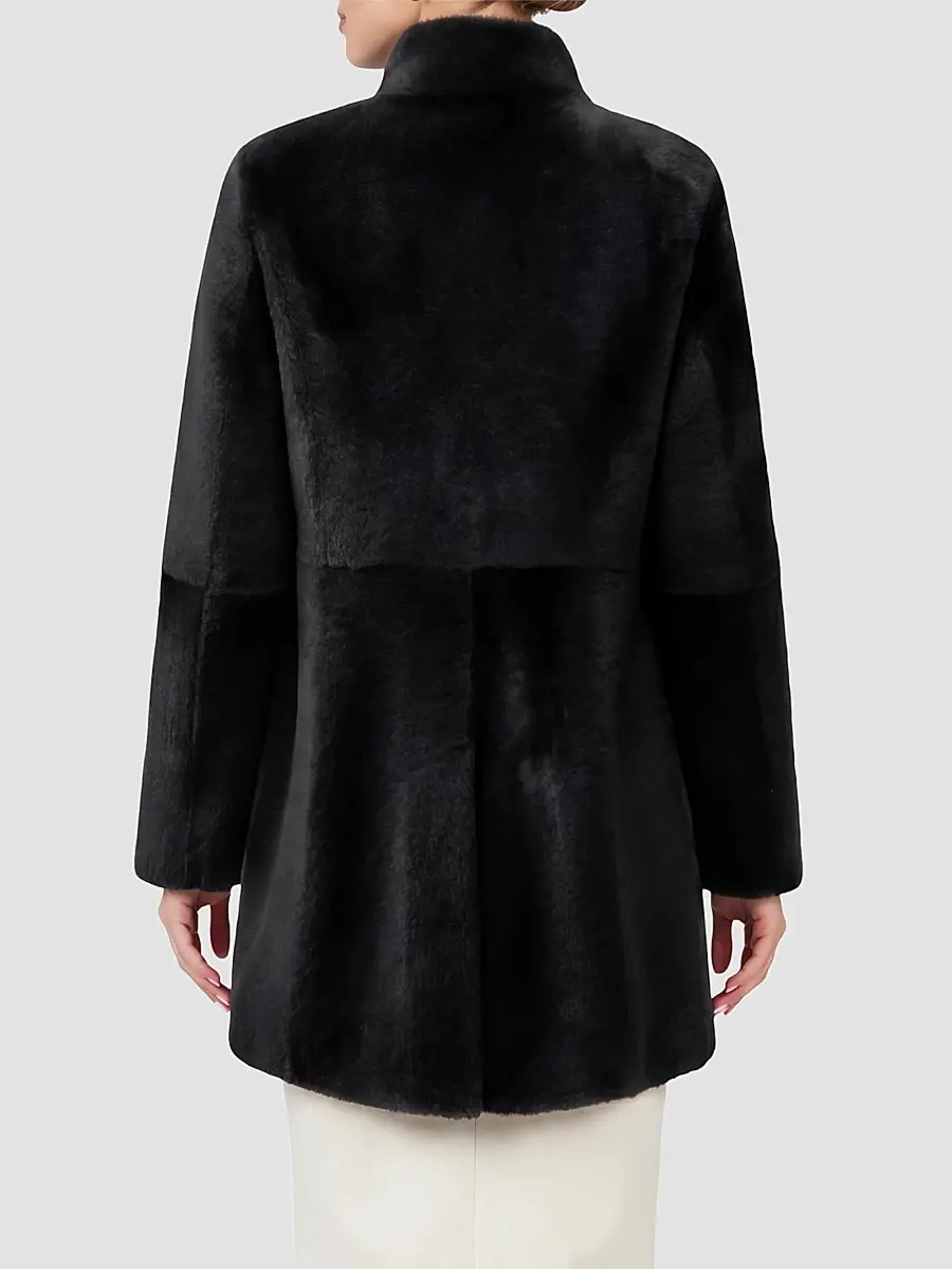 Gorski Women's Merino Lamb Stroller Coat | Thumbnail 5 Gorski Women's Merino Lamb Stroller Coat | Thumbnail 5