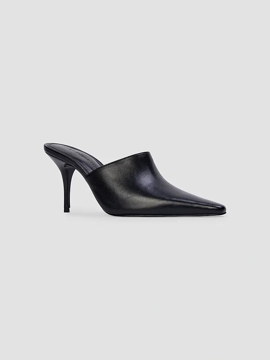 Black Suede Studio Women's Mesa 80MM Mules | Thumbnail 2 Black Suede Studio Women's Mesa 80MM Mules | Thumbnail 2