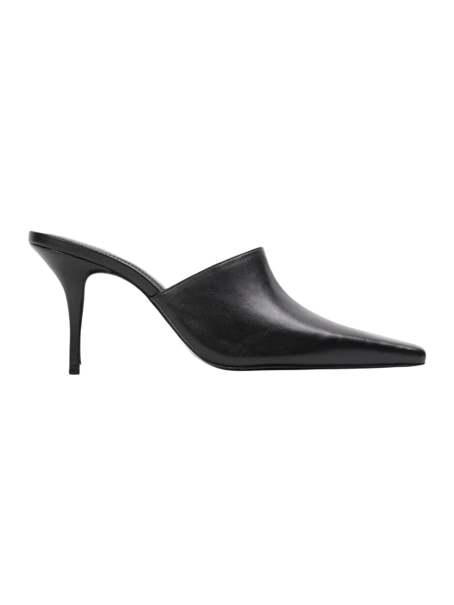 Black Suede Studio Women's Mesa 80MM Mules