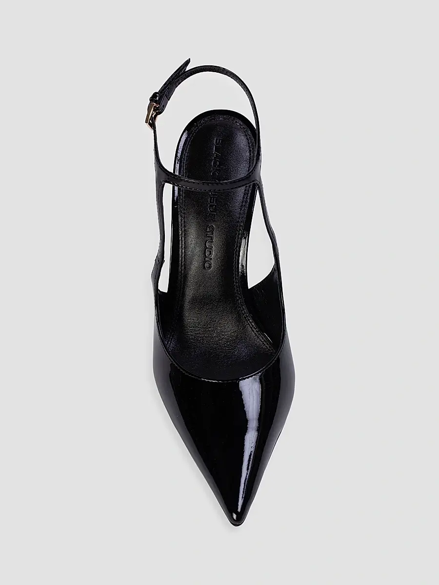 Black Suede Studio Women's Runa 100MM Pumps | Thumbnail 3