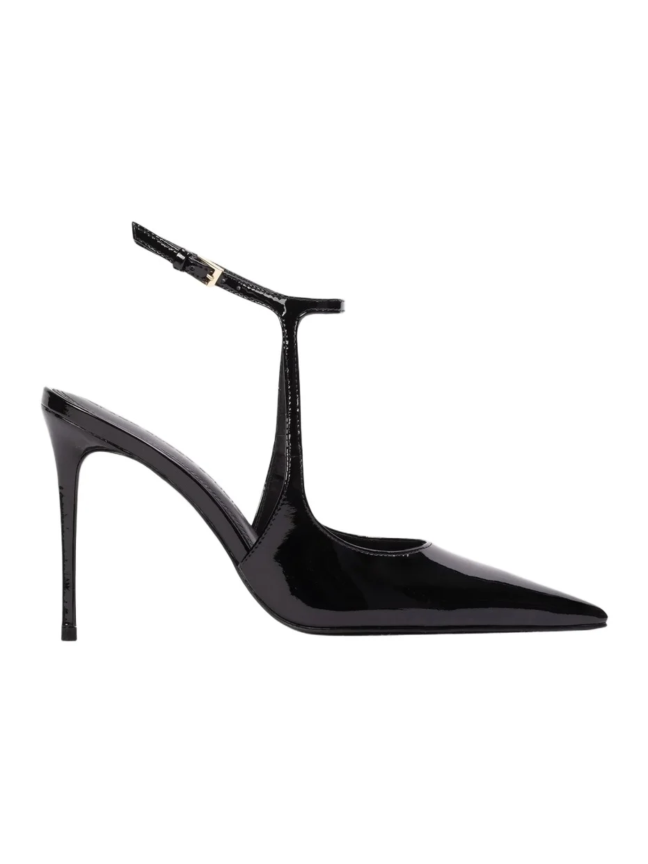 Black Suede Studio Women's Runa 100MM Pumps