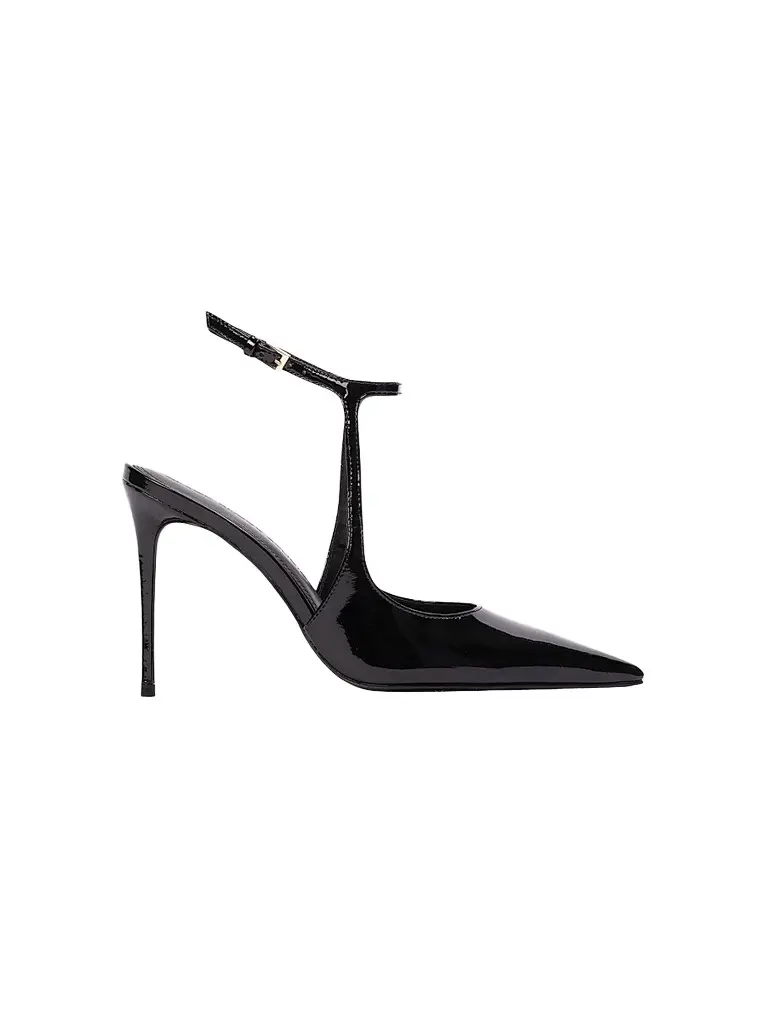 Black Suede Studio Women's Runa 100MM Pumps - Black Patent Leather - Size 12 | Image 1 Black Suede Studio Women's Runa 100MM Pumps - Black Patent Leather - Size 12 | Image 1