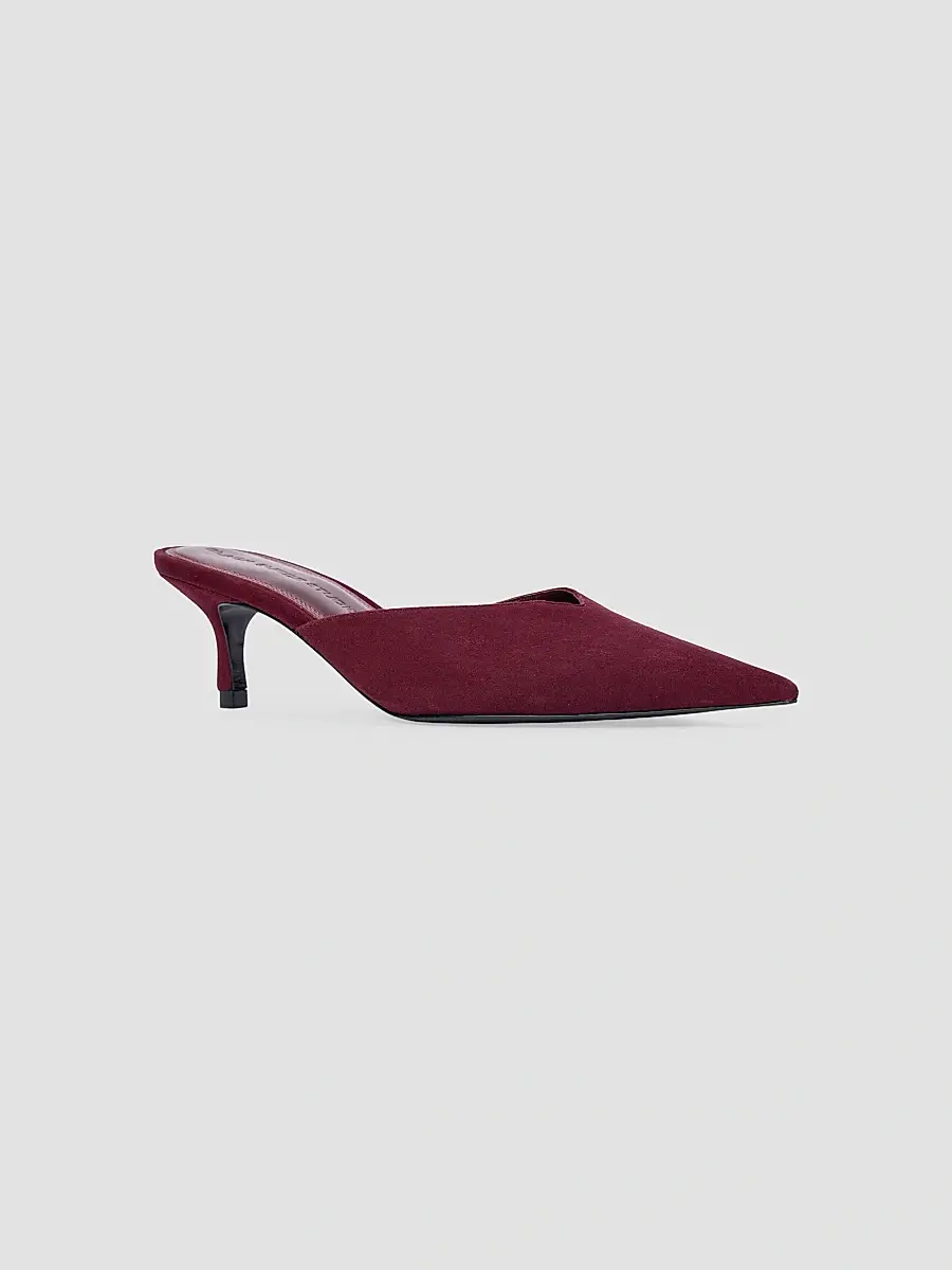 Black Suede Studio Women's Analisa 50MM Mules | Thumbnail 2 Black Suede Studio Women's Analisa 50MM Mules | Thumbnail 2