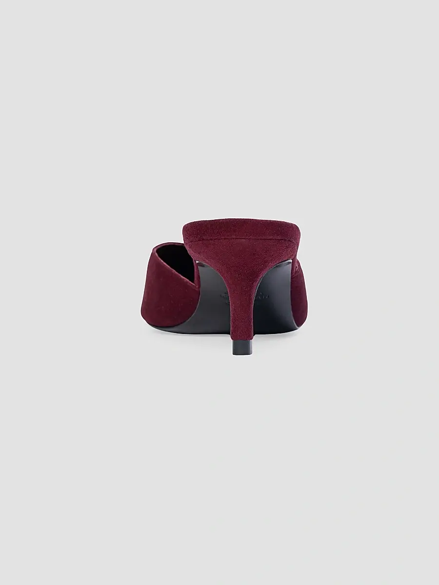 Black Suede Studio Women's Analisa 50MM Mules | Thumbnail 4 Black Suede Studio Women's Analisa 50MM Mules | Thumbnail 4