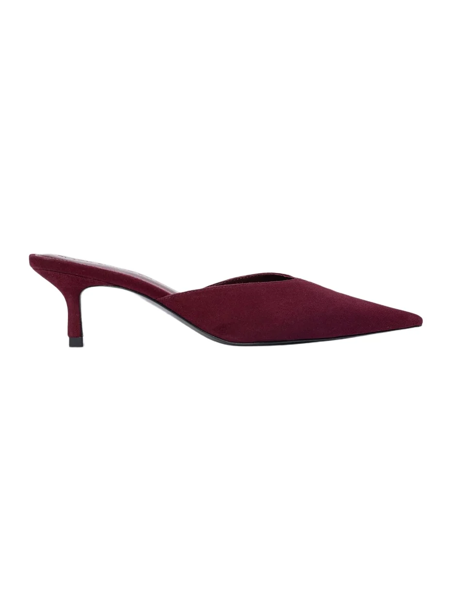 Black Suede Studio Women's Analisa 50MM Mules
