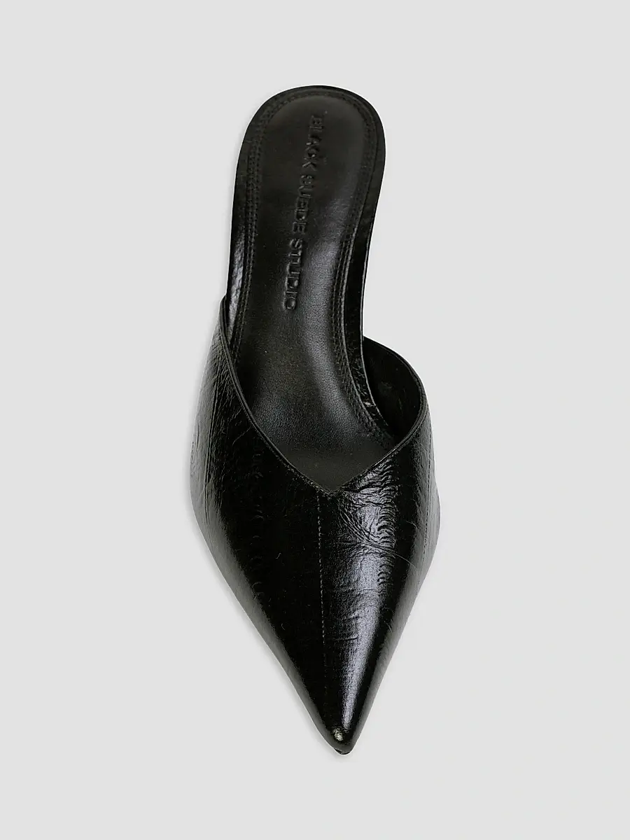 Black Suede Studio Women's Analisa Mules | Thumbnail 4
