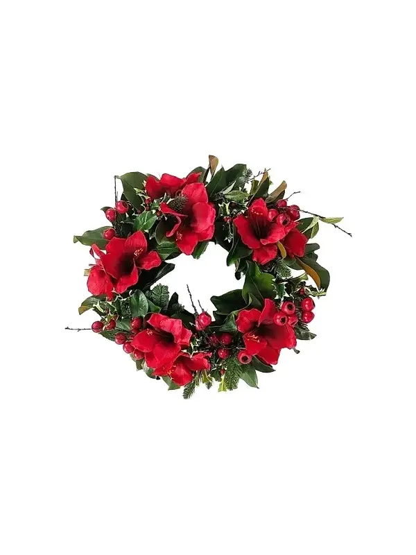 Winward Home Amaryllis Wreath