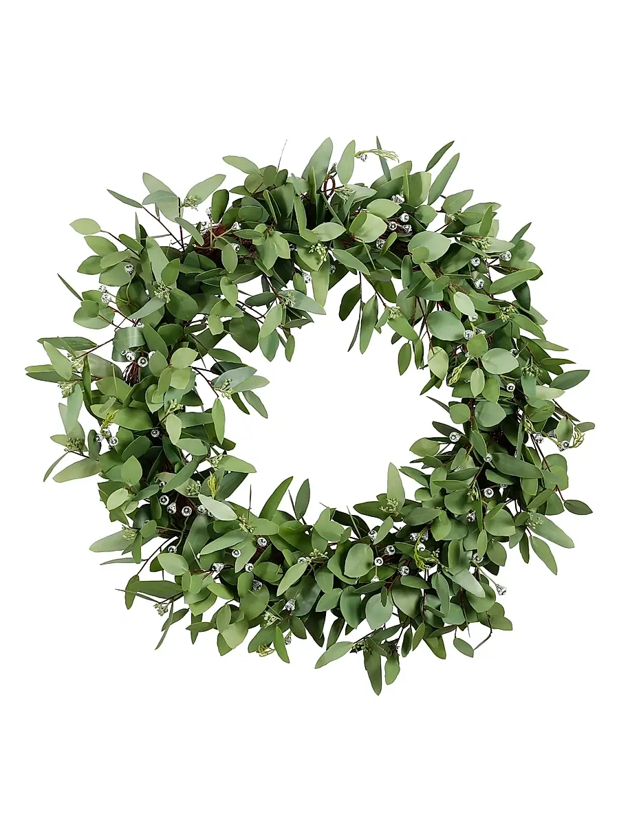 Winward Home Seeded Eucalyptus Wreath | Thumbnail 2 Winward Home Seeded Eucalyptus Wreath | Thumbnail 2