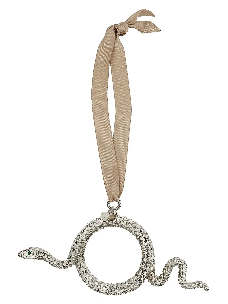 L'Objet Snake Platinum Ornament - Silver | Image 1 L'Objet Snake Platinum Ornament - Silver | Image 1