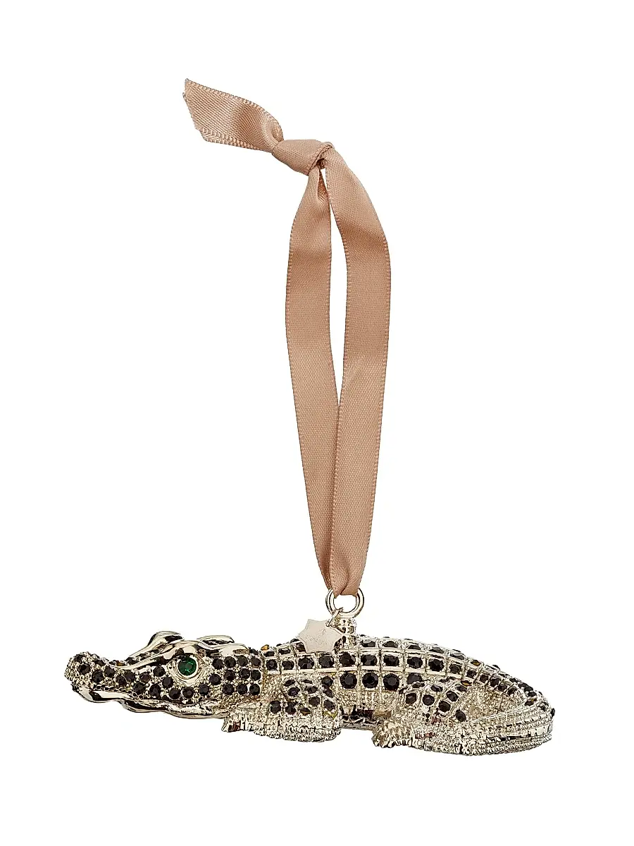 L'Objet Crocodile Platinum Ornament - Platinum | Image 1 L'Objet Crocodile Platinum Ornament - Platinum | Image 1