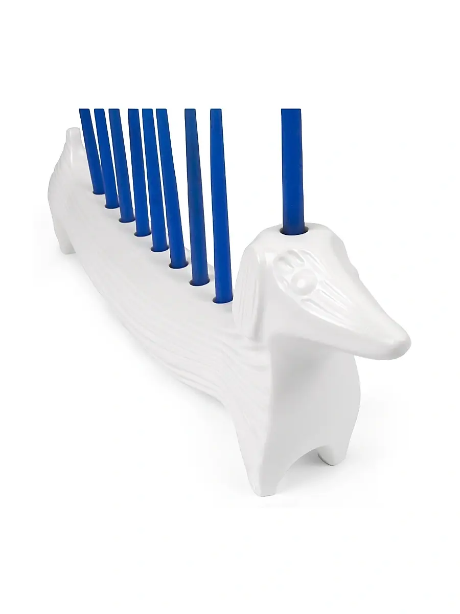 Jonathan Adler Dachshund Stoneware Menorah | Thumbnail 2