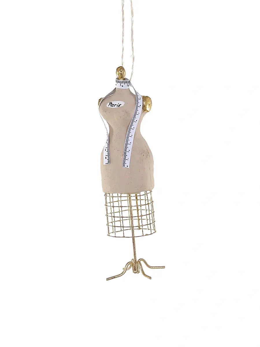 Cody Foster & Co French Dress Resin Ornament